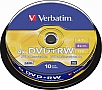 Диск Verbatim DVD+RW 4.7 GB/80 min 4x CakeBox 10 шт silver (43488) Диск Verbatim DVD+RW 4.7 GB/80 min 4x CakeBox 10 шт silver (43488)