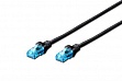 Патч корд DIGITUS CAT 5e UTP, 0.5м, AWG 26/7, CCA, PVC (DK-1512-005/BL) black Патч корд DIGITUS CAT 5e UTP, 0.5м, AWG 26/7, CCA, PVC (DK-1512-005/BL) black
