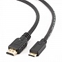Кабель Cablexpert HDMI - mini HDMI, 1,8м (CC-HDMI4C-6) Кабель Cablexpert HDMI - mini HDMI, 1,8м (CC-HDMI4C-6)