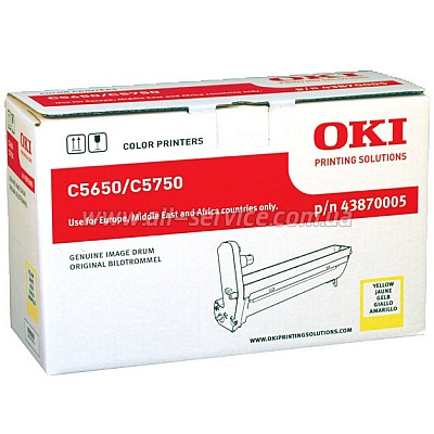 Драм-картридж OKI C5650 / 5750 yellow (43870005) Драм-картридж OKI C5650 / 5750 yellow (43870005)