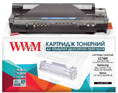 Картридж WWM Samsung ML-1510/ 1710/ 1750 аналог ML-1710D3 (LC16N) Картридж WWM Samsung ML-1510/ 1710/ 1750 аналог ML-1710D3 (LC16N)