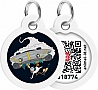 Адресник для животных WAUDOG Smart ID с QR паспортом "Рик и Морти 1", круг 25 мм (225-0280) Адресник для животных WAUDOG Smart ID с QR паспортом "Рик и Морти 1", круг 25 мм (225-0280)