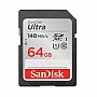 Карта памяти SanDisk 64GB SD class 10 UHS-I Extreme Ultra (SDSDUNB-064G-GN6IN) Карта памяти SanDisk 64GB SD class 10 UHS-I Extreme Ultra (SDSDUNB-064G-GN6IN)