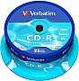 Диск Verbatim CD-R 700Mb 52x Cake box 25шт Extra (43432) Диск Verbatim CD-R 700Mb 52x Cake box 25шт Extra (43432)