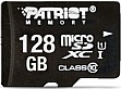 Карта памяти Patriot 128GB microSDXC C10 UHS-I LX + SD адаптер (PSF128GMCSDXC10) Карта памяти Patriot 128GB microSDXC C10 UHS-I LX + SD адаптер (PSF128GMCSDXC10)