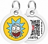 Адресник для животных WAUDOG Smart ID с QR паспортом "Рик и Морти 3", круг 30 мм (230-0282) Адресник для животных WAUDOG Smart ID с QR паспортом "Рик и Морти 3", круг 30 мм (230-0282)