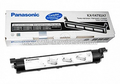 Заправка картриджа KX-FAT92A Panasonic KX-MB263/ 283/ 763/ 773/ 783 Заправка картриджа KX-FAT92A Panasonic KX-MB263/ 283/ 763/ 773/ 783