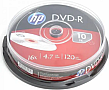 Диск HP DVD-R 4.7GB 16X 10шт (69315/ DME00026-3) Диск HP DVD-R 4.7GB 16X 10шт (69315/ DME00026-3)
