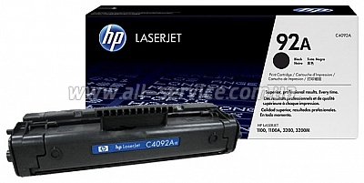 Заправка картриджа HP 92A принтера LJ 1100/ 3200 (C4092A) Заправка картриджа HP 92A принтера LJ 1100/ 3200 (C4092A)