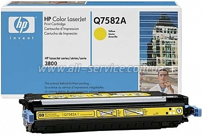 Заправка картриджа HP Color LJ 3600/ 3800/ CP3505 series Yellow (Q7582A) Заправка картриджа HP Color LJ 3600/ 3800/ CP3505 series Yellow (Q7582A)