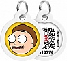 Адресник для животных WAUDOG Smart ID с QR паспортом "Рик и Морти 2", круг 30 мм (230-0281) Адресник для животных WAUDOG Smart ID с QR паспортом "Рик и Морти 2", круг 30 мм (230-0281)