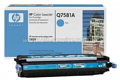 Заправка картриджа HP Color LJ 3600/ 3800/ CP3505 series Cyan (Q7581A) Заправка картриджа HP Color LJ 3600/ 3800/ CP3505 series Cyan (Q7581A)