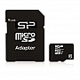 Карта памяти 8GB SILICON POWER microSDHC Class 10 + SD адаптер (SP008GBSTH010V10-SP) Карта памяти 8GB SILICON POWER microSDHC Class 10 + SD адаптер (SP008GBSTH010V10-SP)