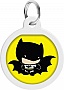 Адресник для животных WAUDOG Smart ID с QR паспортом "Бэтмен мультик", круг 25 мм (0625-1004ru-eng) Адресник для животных WAUDOG Smart ID с QR паспортом "Бэтмен мультик", круг 25 мм (0625-1004ru-eng)