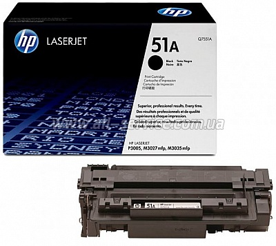 Восстановление картриджа HP 51A принтера HP LJ P3005/ M3027/ M3035/ Q7551A Восстановление картриджа HP 51A принтера HP LJ P3005/ M3027/ M3035/ Q7551A