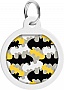 Адресник для животных WAUDOG Smart ID с QR паспортом "Бэтмен узор", круг 25 мм (0625-1020ru-eng) Адресник для животных WAUDOG Smart ID с QR паспортом "Бэтмен узор", круг 25 мм (0625-1020ru-eng)