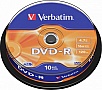 Диск Verbatim DVD-R 4.7 GB/120 min 16x Cake Box 10шт (43523) Диск Verbatim DVD-R 4.7 GB/120 min 16x Cake Box 10шт (43523)