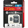 Карта памяти Patriot 64GB microSDXC C10 UHS-I LX + SD (PSF64GMCSDXC10) Карта памяти Patriot 64GB microSDXC C10 UHS-I LX + SD (PSF64GMCSDXC10)